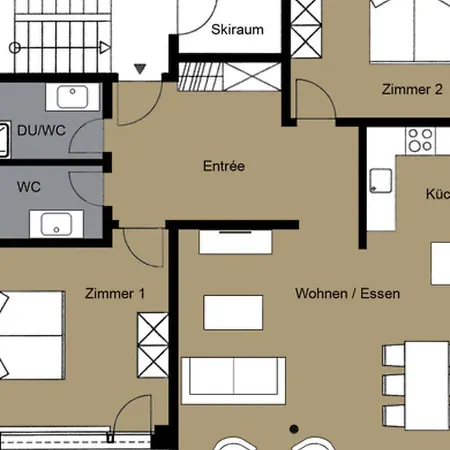 Adonis Appartement-fewo- Dusche Oder Bad- Wc 4-bettwohnung By Interhome *